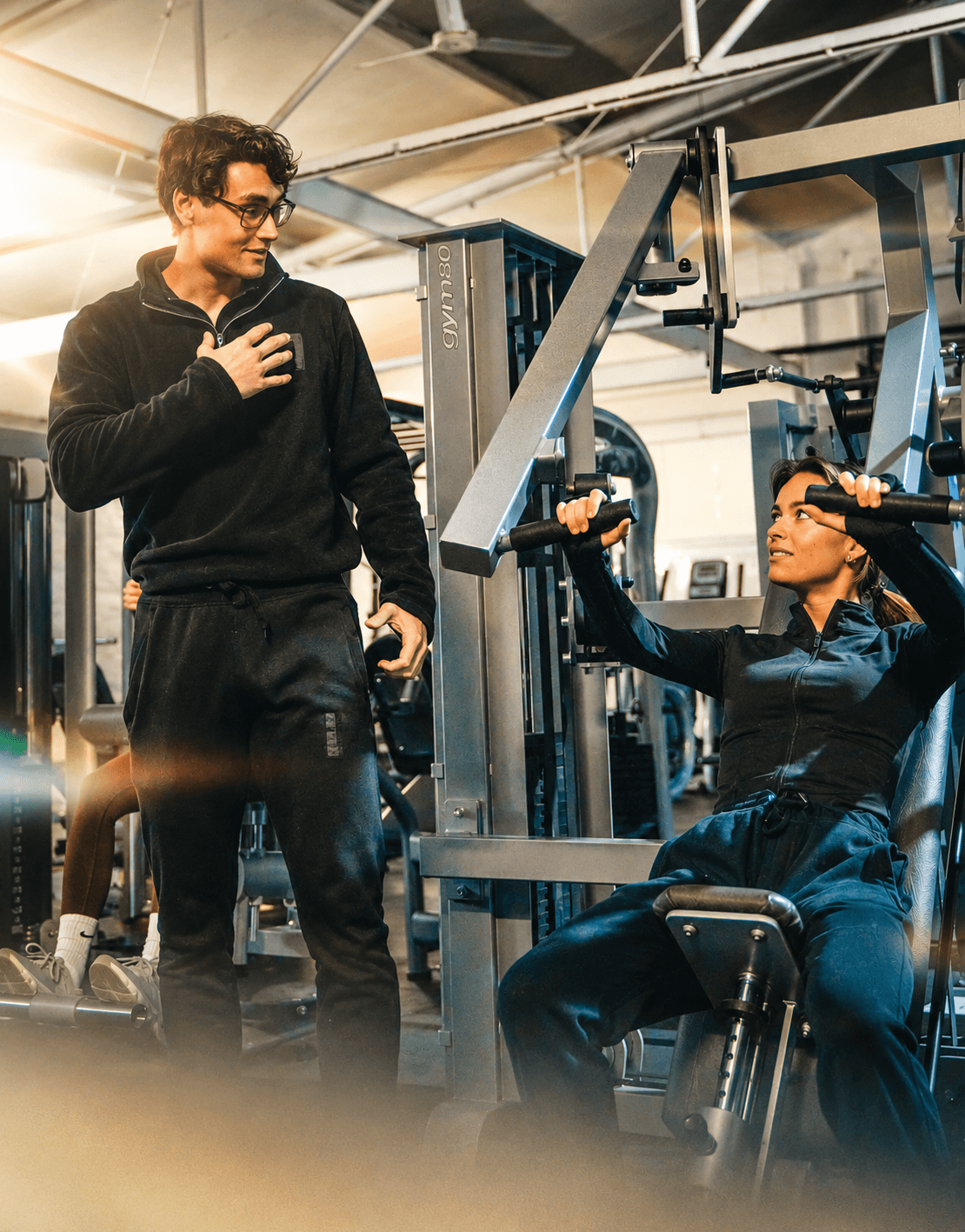 David Lemminger in einer konzentrierten Trainingssituation